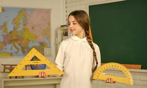 Different school elements. stationery in autumn school time. Back to school Stock Photos