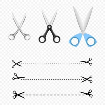 Different Scissors set Stock Illustration