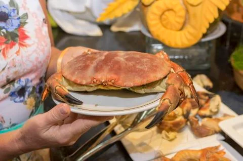 Different seafood close-up Stock Photos