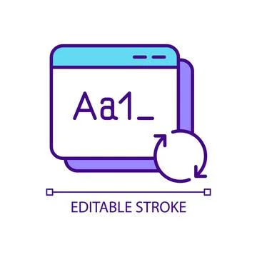 Different search engines protecting data online RGB color icon Illustrazione stock