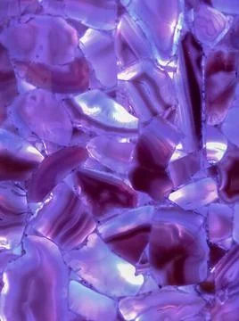 Different Shades of Purple Gemstone Pattern Background Stock Photos