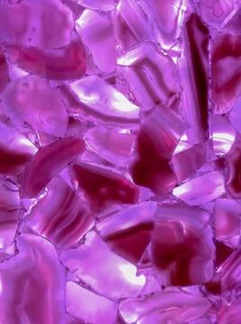 Different Shades of Purple Gemstone Pattern Background Stock Photos