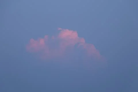 Different shape in blue sky Stock Photos