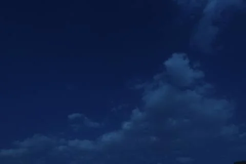 Different shape in blue sky Stock Photos