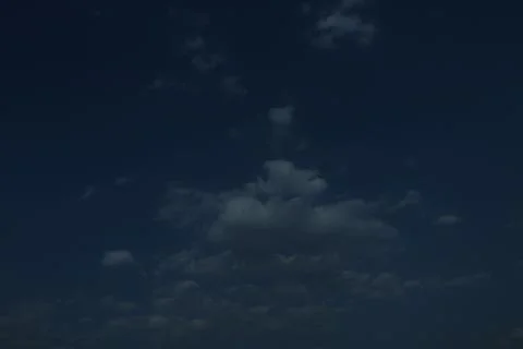 Different shape in blue sky Stock Photos