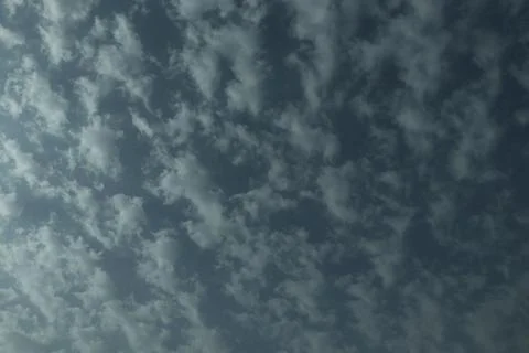 Different shape in blue sky Stock Photos