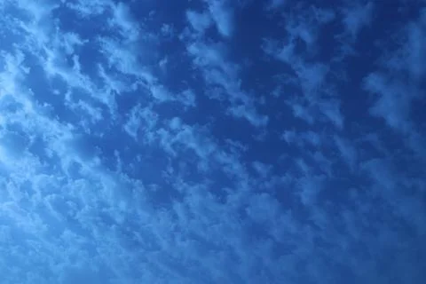 Different shape in blue sky Stock Photos