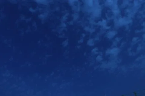 Different shape in blue sky Stock Photos