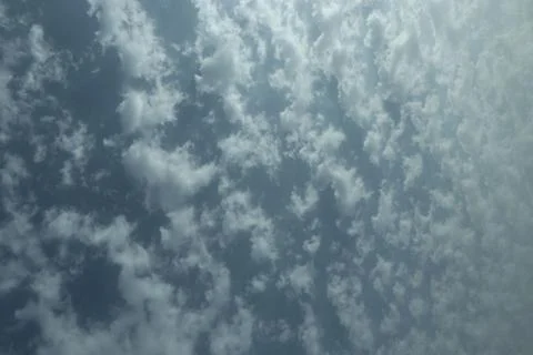 Different shape in blue sky Stock Photos