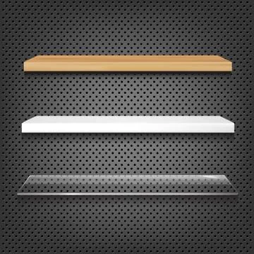Different shelves Stock Illustration