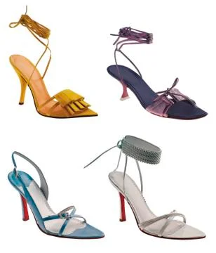 Different shoes Stock Photos