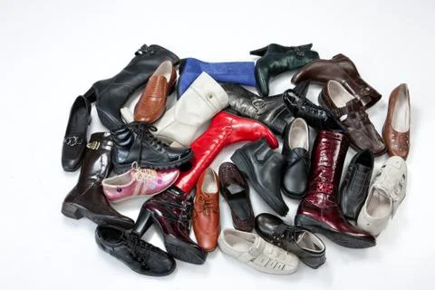 Different Shoes Stock Photos