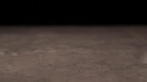 Different shots with the same point of view of ice stones thrown Stock Footage 162343617