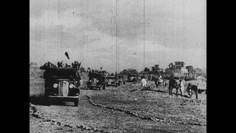 Different shots of troops in war conflict, Ethiopia Video stock 132321824