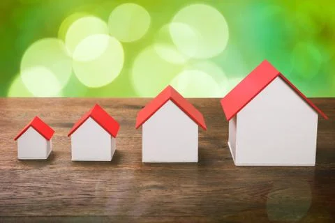 Different Size Houses Stock Photos