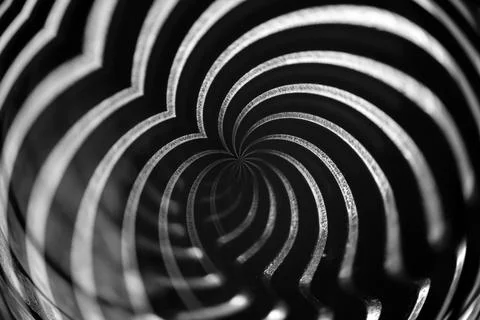 Different small metal elements of an old typewriter Stock Photos