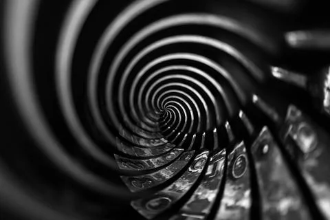 Different small metal elements of an old typewriter Stock Photos