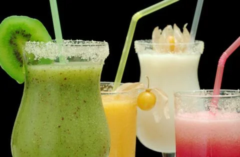 Different smoothies Stock Photos