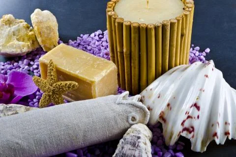 Different soaps sorten Stock Photos