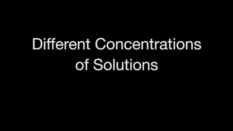 Different Solutions of Concentrations Vidéo 86222359