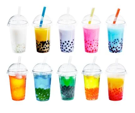 Different sorts of boba Stock Photos