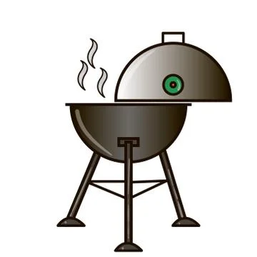 Different special tools for barbecue party. Bbq grill and tools vector illust Stock Illustration