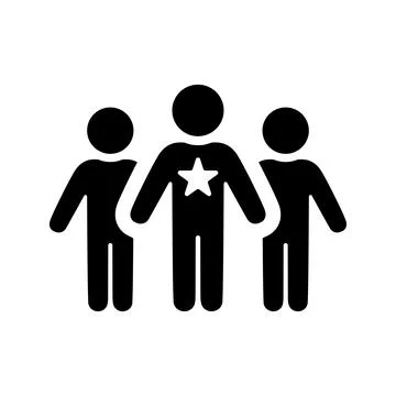 Different, special, unique icon. Stock Photos