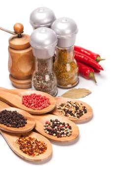 Different spices Stock Photos