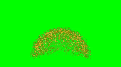 Different star firework  on green screen Video stock 35841891