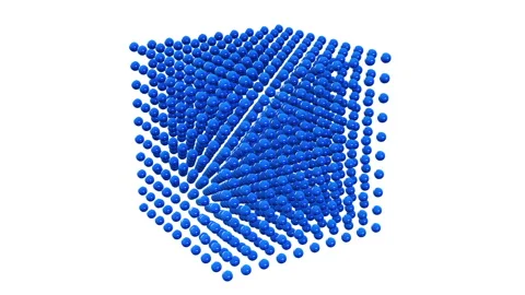 Different states of matter - solid Stock Footage 89593865