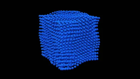 Different states of matter - solid Stock Footage 90217480