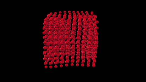 Different states of matter - solid Stock Footage 90620834