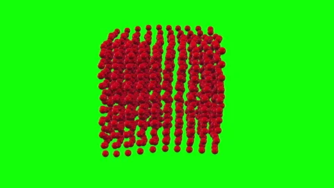 Different states of matter - solid Stock Footage 90720700