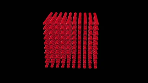 Different states of matter - solid Stock Footage 90758409