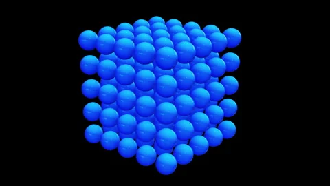 Different states of matter solid state. Stock Footage 280638838