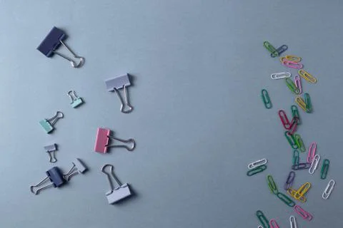 Different stationary items on the desk Stock Photos