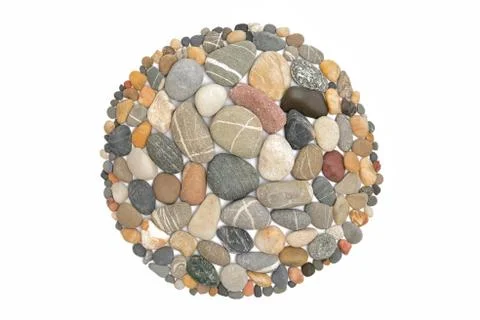 Different Stone Circle Arrangement Stock Photos