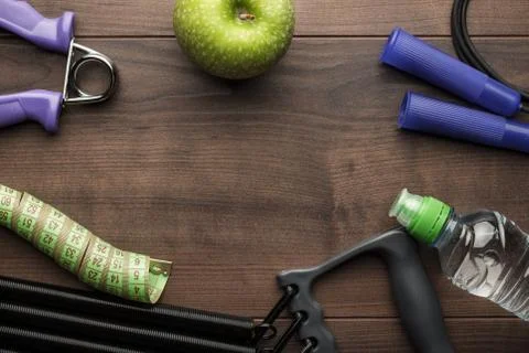 Different street workout objects Stock Photos