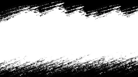 Different style of white paint on black background Vidéo 127338910