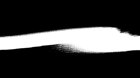 Different style of white paint on black background Stock Footage 127338911