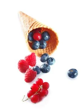 Different summer fruits Stock Photos