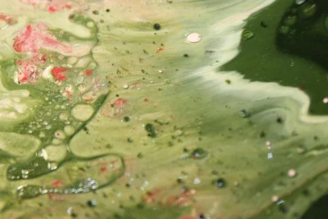 Different Surface it comes Abstract Beautiful Color Artistic Bubbles on Shot Illustrazione stock