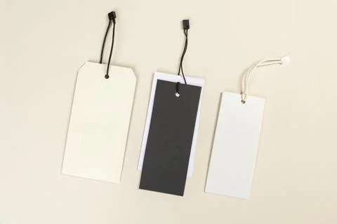 Different tags with space for text on light background Formats Stock Photos