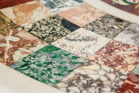 Different textures of marble Stock Photos