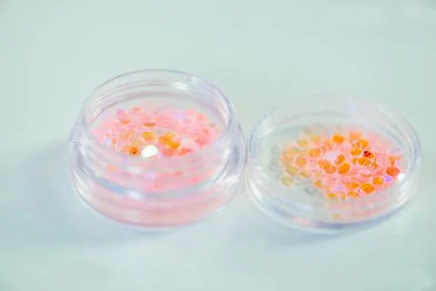 Different things for manicure on a table Stock Photos