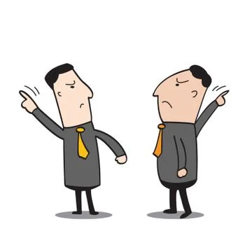 Different thinking and decision Stock Illustration