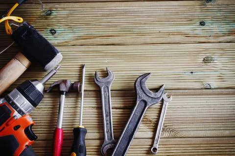 Different tools Stock Photos