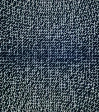 Different triangle of white lines on black background. Print. Abstract patter Stock Illustration