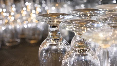 Different type of glassess Stock Footage 96058399