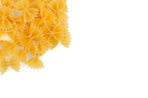 Different types and shapes of dry italian pasta Stock Photos